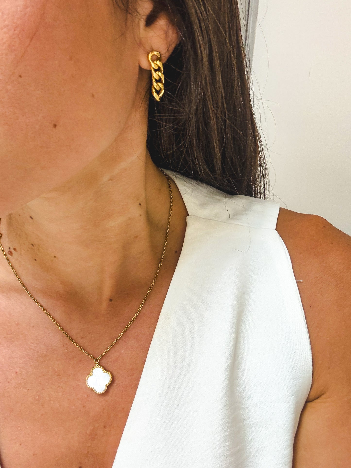 4 chain earrings