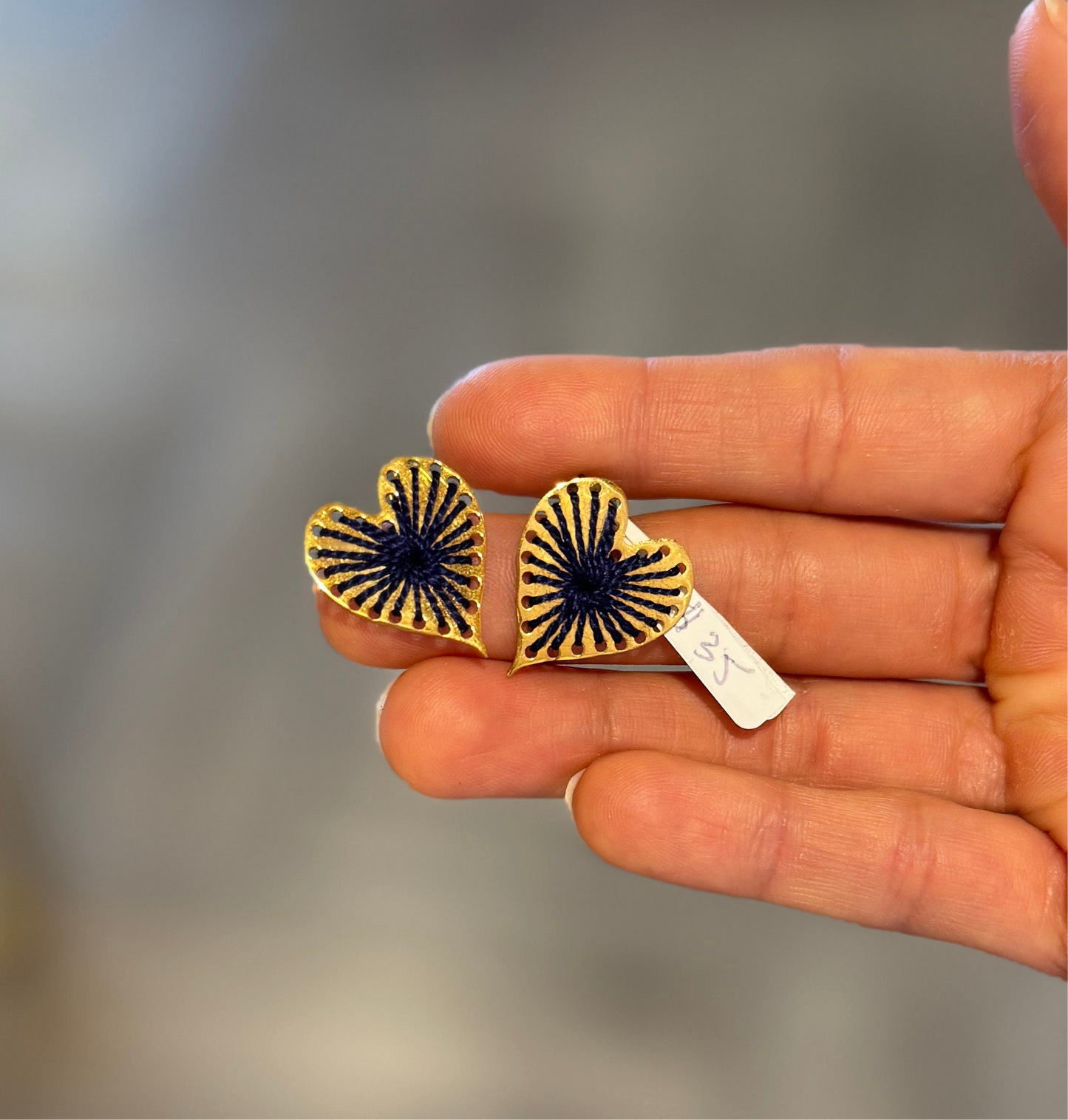 Heart threaded studs
