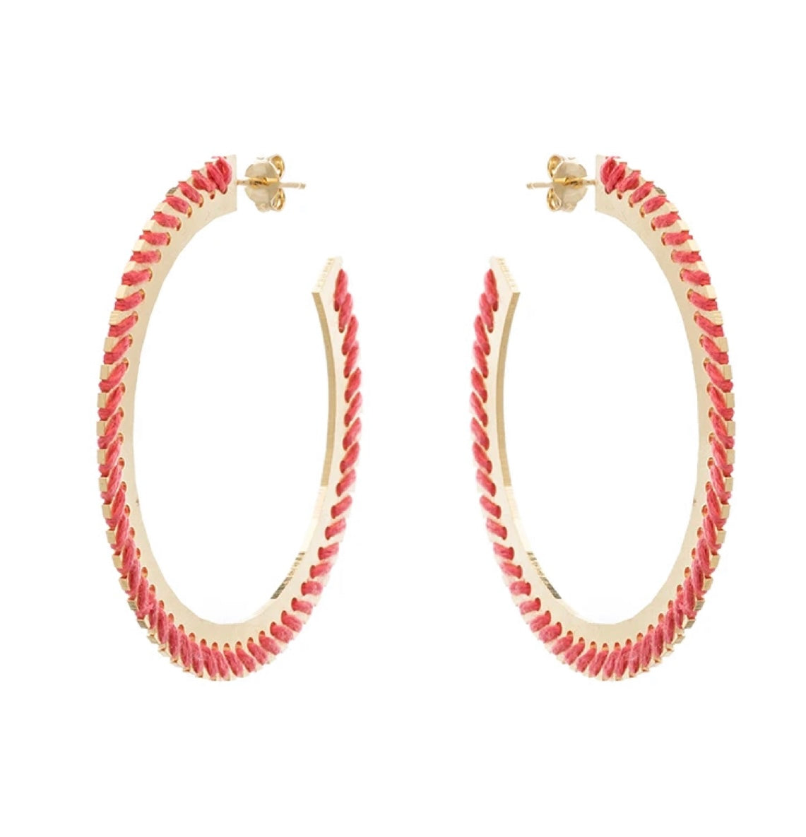 Embroided hoops