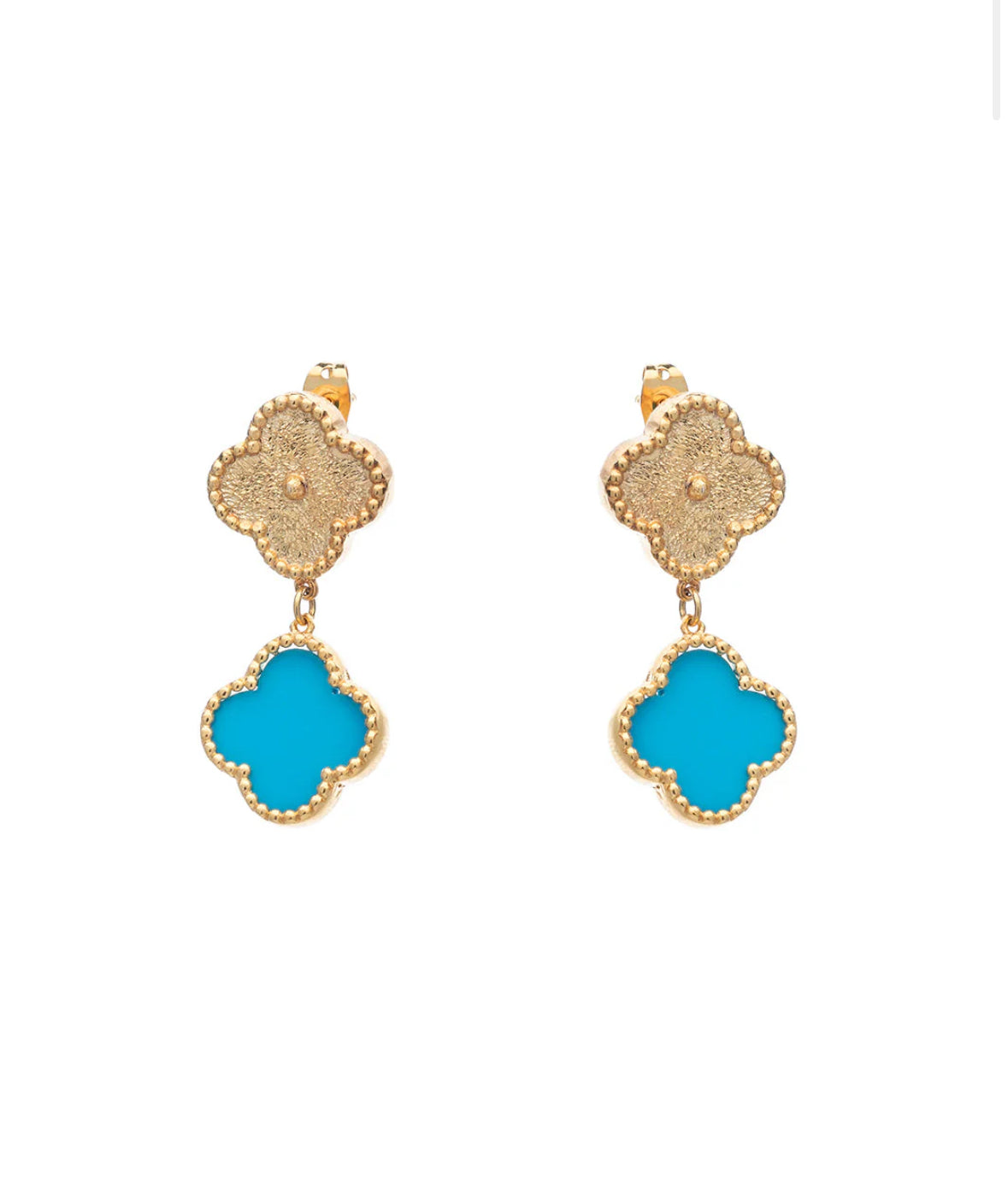 Royal flower earrings