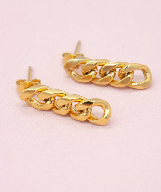 4 chain earrings