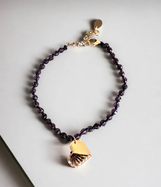 Heart beaded bracelet