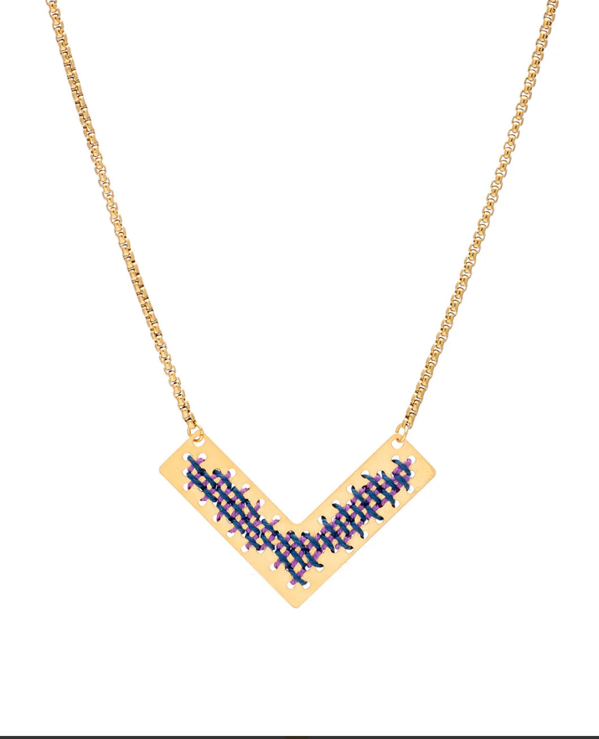 Kedima V heart necklace
