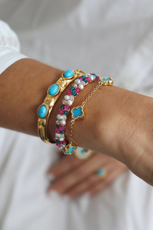 Royal flower bracelet