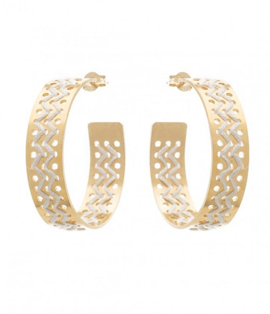 Zig zag hoops